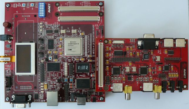 Virtex4 board